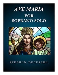 Ave Maria for Soprano Solo Vocal Solo & Collections sheet music cover Thumbnail